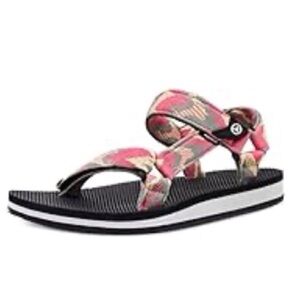 Atika Womens Pink Islander Arch Support Trail Outdoor Walking Sandal Size 9